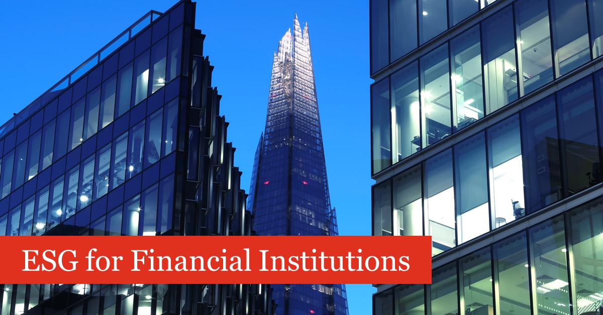 ESG for Financial Institutions